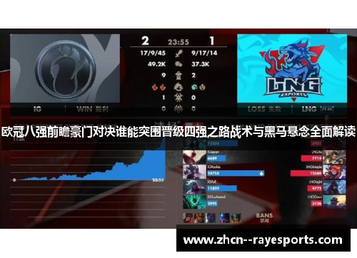 欧冠八强前瞻豪门对决谁能突围晋级四强之路战术与黑马悬念全面解读 欧冠八强前瞻豪门对决谁能突围晋级四强之路战术与黑马悬念全面解读